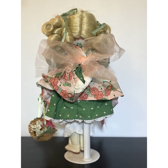 Paradise Galleries Porcelain Doll Collection 14” On Stand - Picture 2 of 4